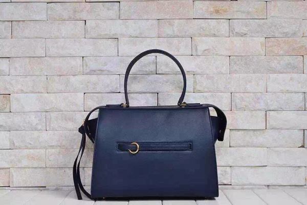 15年春夏新作 ☆セリーヌ コピー☆Ring Bag リングバッグ Navy Blue 17622 3XXA 38NO